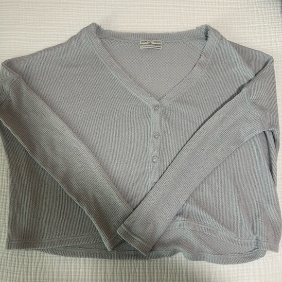 Urban Outfitters Out From Under Button Up Top - Picture 1 of 2